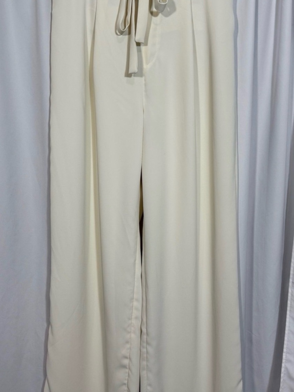a new day Cream Wide Leg Drawstring Pants